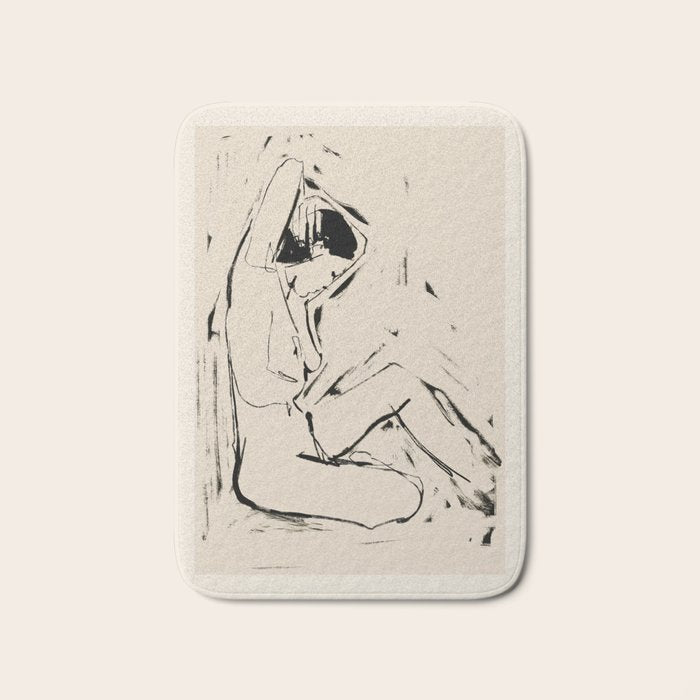Female Figure 9 Bath Mat Gallery Image 1