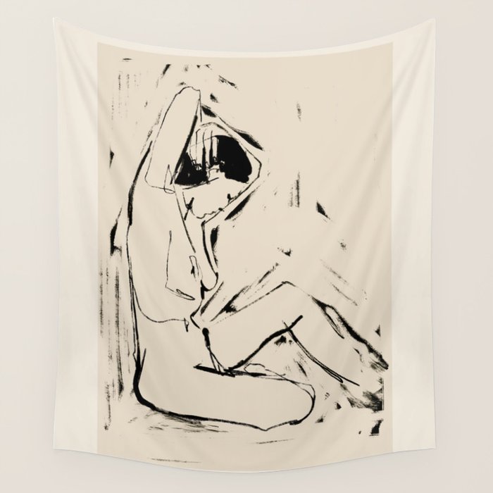 Female Figure 9 Wall Tapestry Gallery Image 4