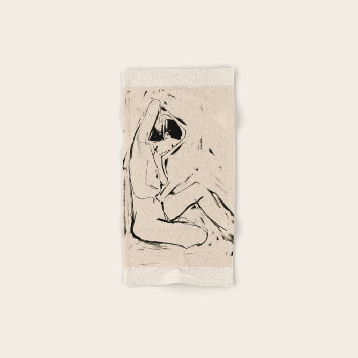 Female Figure 9 Bath Towel Gallery Image 1