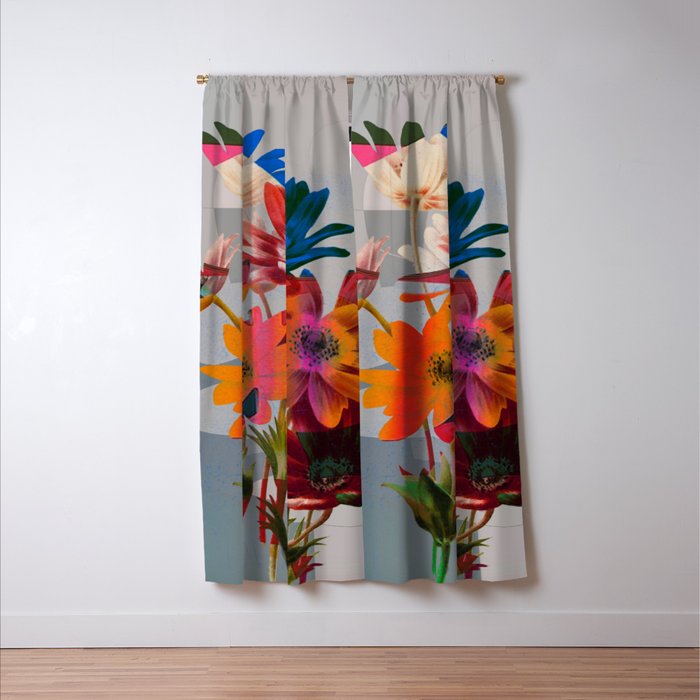 Garden Flowers  Window Curtain Gallery Image 3