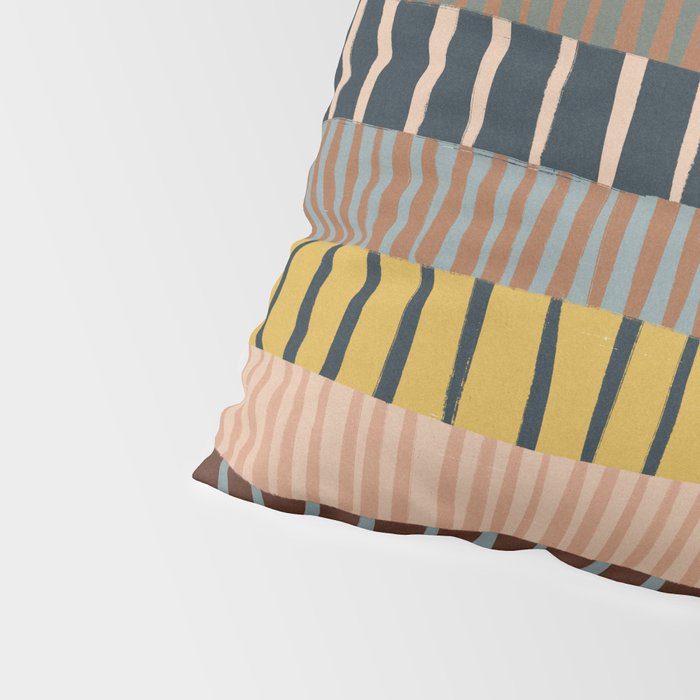 Mix of Stripes #2 Pillow Sham Gallery Image 4