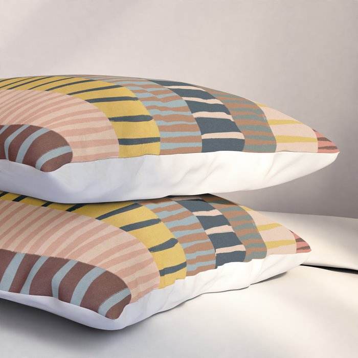 Mix of Stripes #2 Pillow Sham Gallery Image 3