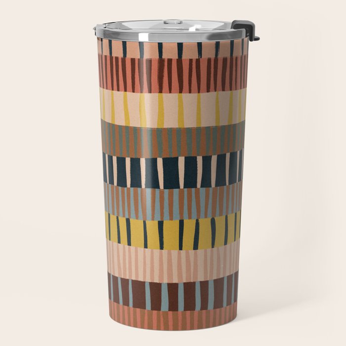Mix of Stripes #2 Travel Mug Gallery Image 2