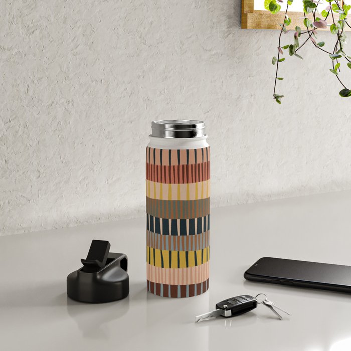 Mix of Stripes #2 Water Bottle Gallery Image 4