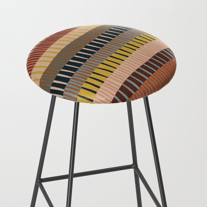 Mix of Stripes #2 Stool Gallery Image 2