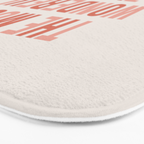 The Most Wonderful Time Of The Year Warm Pink Bath Mat Gallery Image 3
