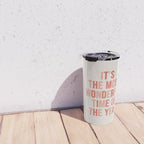 The Most Wonderful Time Of The Year Warm Pink Travel Mug Gallery Image 4