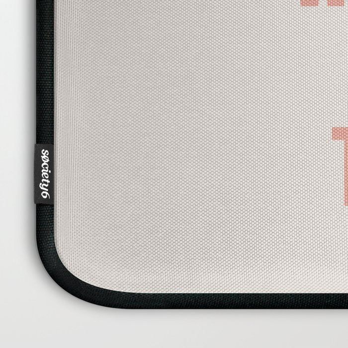 The Most Wonderful Time Of The Year Warm Pink Laptop Sleeve Gallery Image 3
