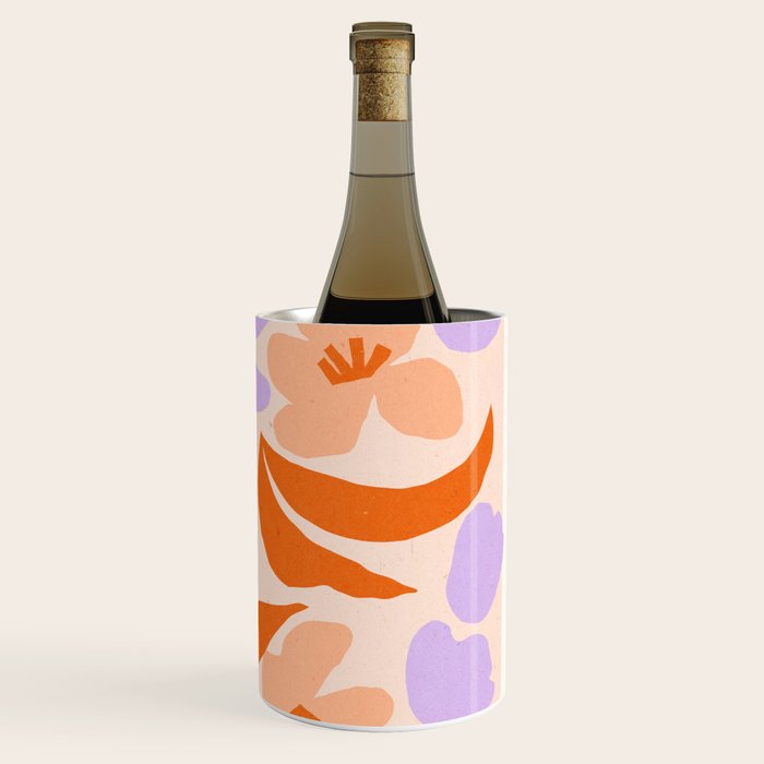 Tulips. Retro cottagecore floral illustration Wine Chiller Gallery Image 3