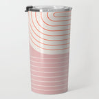 Two Tone Line Curvature XIX Travel Mug Gallery Image 3