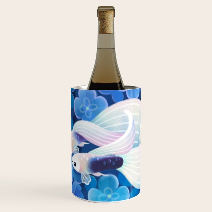 White tuxedo guppy Wine Chiller Gallery Image 1
