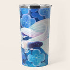 White tuxedo guppy Travel Mug Gallery Image 1