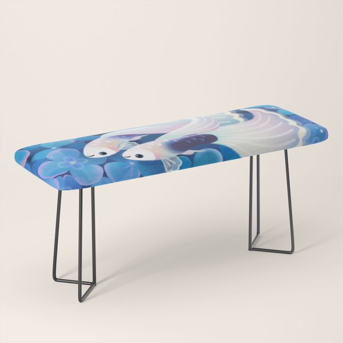 White tuxedo guppy Bench Gallery Image 1