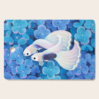 White tuxedo guppy Cutting Board Gallery Image 1