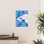 White tuxedo guppy Poster Gallery Image 2