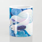 White tuxedo guppy Coffee Mug Gallery Image 4