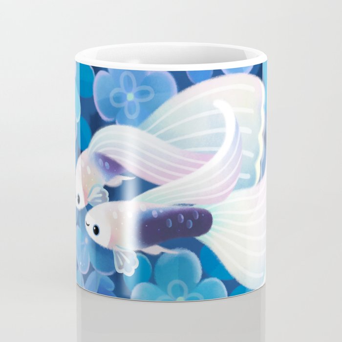 White tuxedo guppy Coffee Mug Gallery Image 4