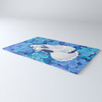 White tuxedo guppy Rug Gallery Image 3