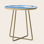White tuxedo guppy Side Table Gallery Image 1