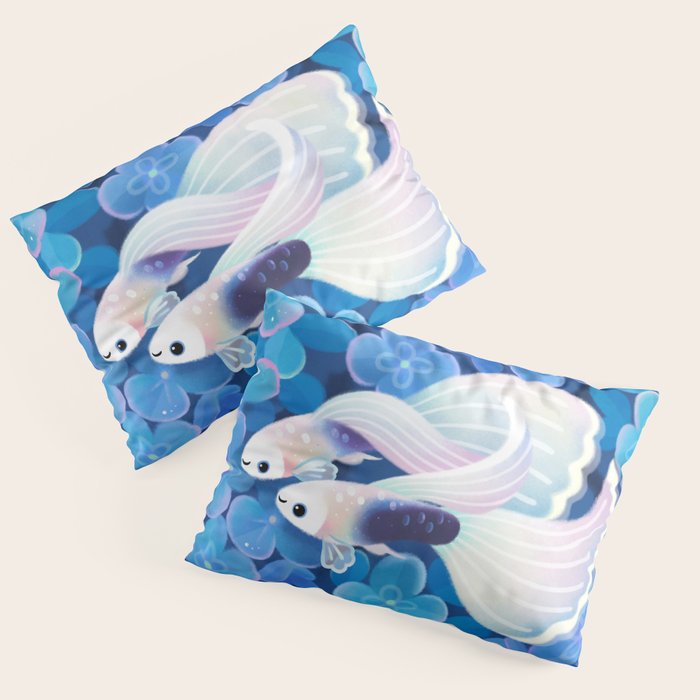 White tuxedo guppy Pillow Sham Gallery Image 3