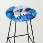 White tuxedo guppy Stool Gallery Image 2
