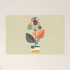 Potted plant with a bird Welcome Mat Gallery Image 1