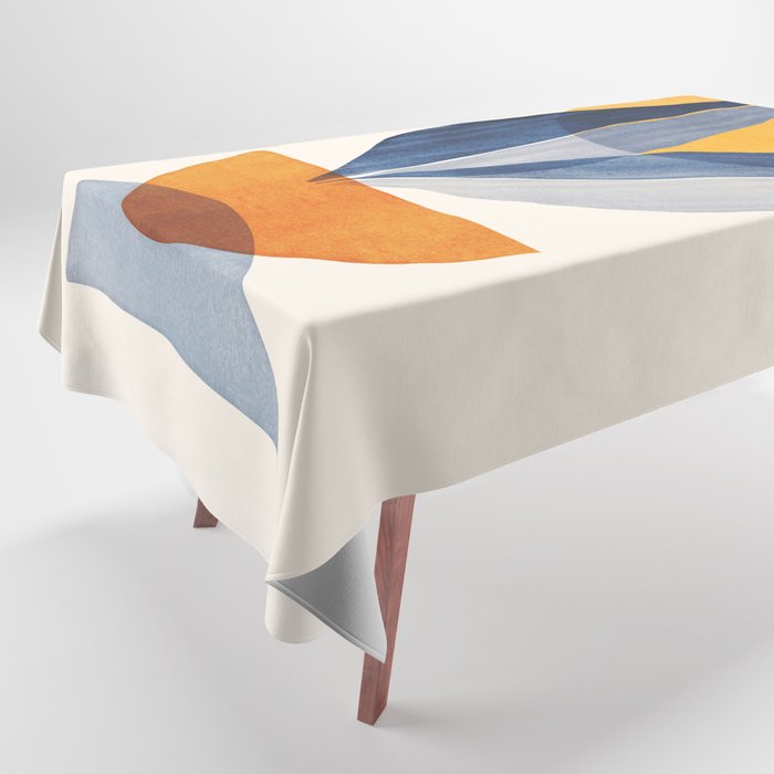 Sunshine Stack / Mid Century Abstract Illustration Tablecloth Gallery Image 1
