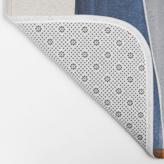 Sunshine Stack / Mid Century Abstract Illustration Bath Mat Gallery Image 2