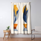 Sunshine Stack / Mid Century Abstract Illustration Window Curtain Gallery Image 5