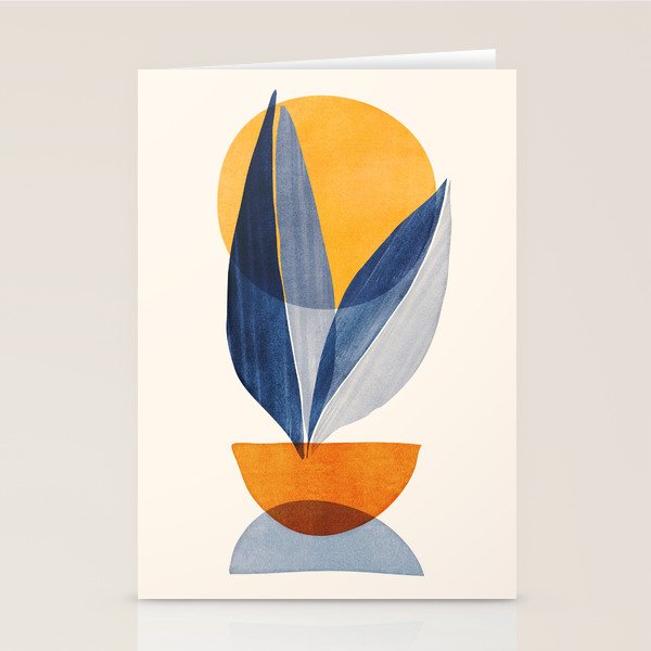 Sunshine Stack / Mid Century Abstract Illustration Stationery Card Gallery Image 2