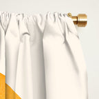Sunshine Stack / Mid Century Abstract Illustration Window Curtain Gallery Image 2