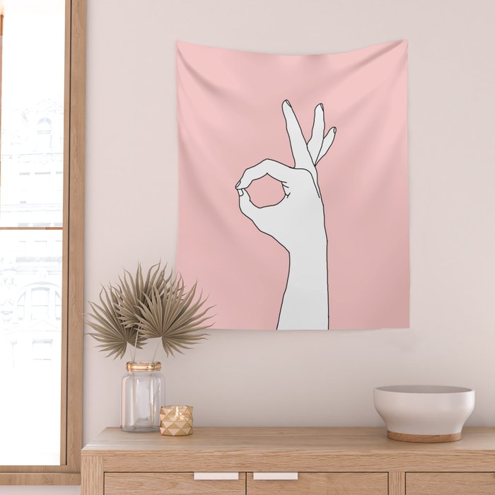 OK  OK  OK Wall Tapestry Gallery Image 2