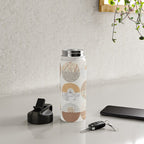Patterned Circles: Maps & Kraft Paper Water Bottle Gallery Image 4