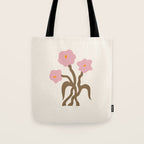 Flower Market, Vienna, Modern Art, Botanical retro art Tote Bag Gallery Image 1