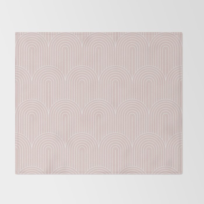Art Deco Arch Pattern XXXI Throw Blanket Gallery Image 2