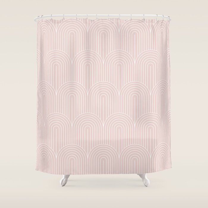 Art Deco Arch Pattern XXXI Shower Curtain Gallery Image 1