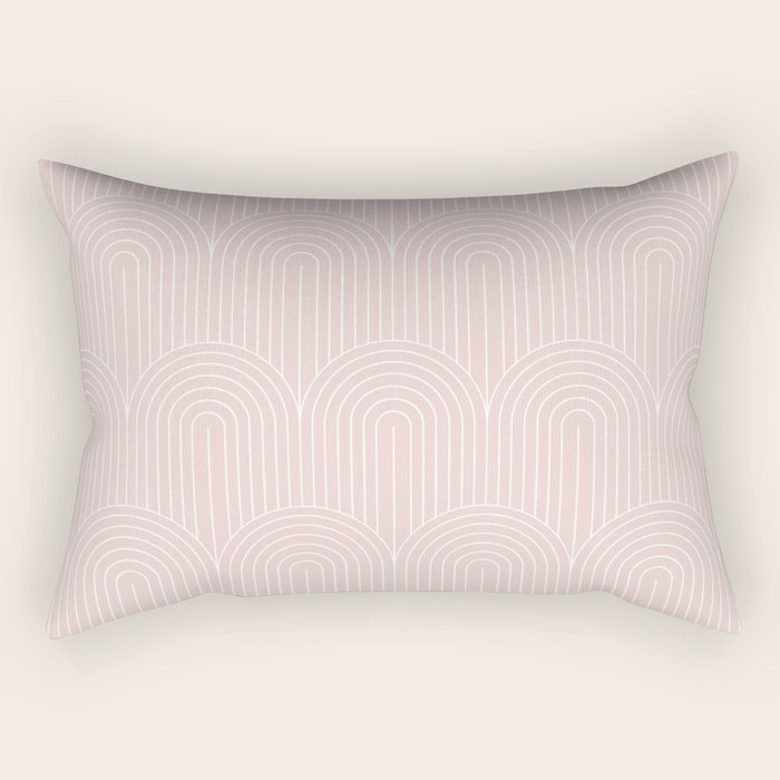 Art Deco Arch Pattern XXXI Rectangular Pillow Gallery Image 1