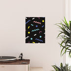 Memphis Pattern 19 - Party / 80s Retro Poster Gallery Image 2