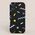 Memphis Pattern 19 - Party / 80s Retro iPhone Case Gallery Image 1
