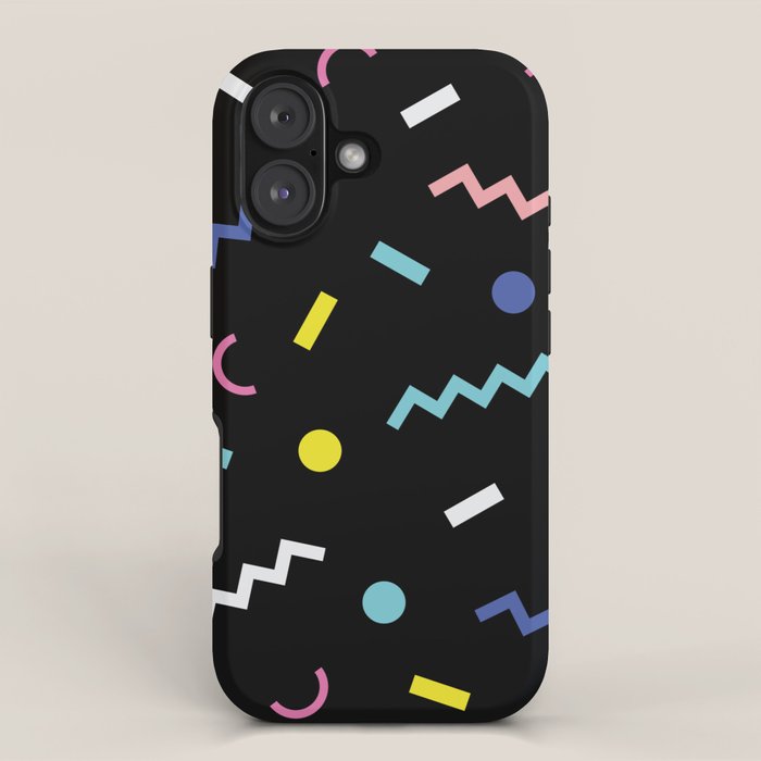 Memphis Pattern 19 - Party / 80s Retro iPhone Case Gallery Image 1