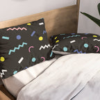 Memphis Pattern 19 - Party / 80s Retro Pillow Sham Gallery Image 2