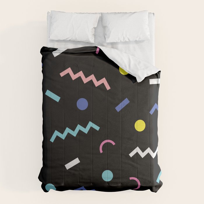 Memphis Pattern 19 - Party / 80s Retro Comforter Gallery Image 6
