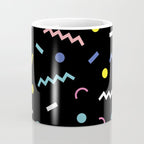 Memphis Pattern 19 - Party / 80s Retro Coffee Mug Gallery Image 4