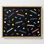 Memphis Pattern 19 - Party / 80s Retro Serving Tray Gallery Image 1