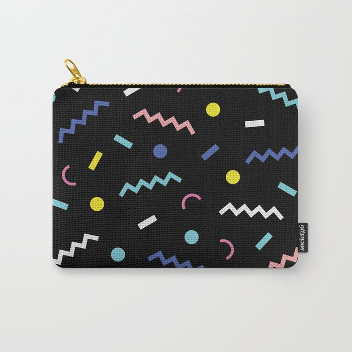 Memphis Pattern 19 - Party / 80s Retro Carry All Pouch Gallery Image 1