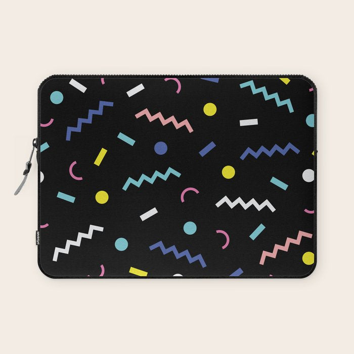 Memphis Pattern 19 - Party / 80s Retro Laptop Sleeve Gallery Image 1