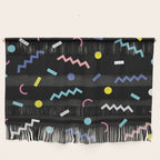 Memphis Pattern 19 - Party / 80s Retro Wall Hanging Gallery Image 1