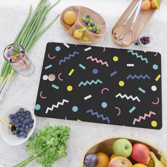 Memphis Pattern 19 - Party / 80s Retro Cutting Board Gallery Image 2