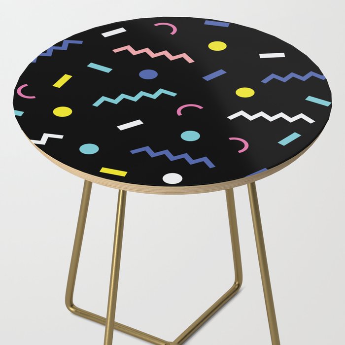 Memphis Pattern 19 - Party / 80s Retro Side Table Gallery Image 2