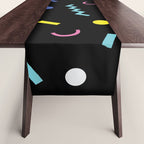 Memphis Pattern 19 - Party / 80s Retro Table Runner Gallery Image 1